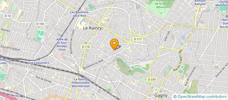 localisation de l'entreprise ULEO HOLDING  LE RAINCY