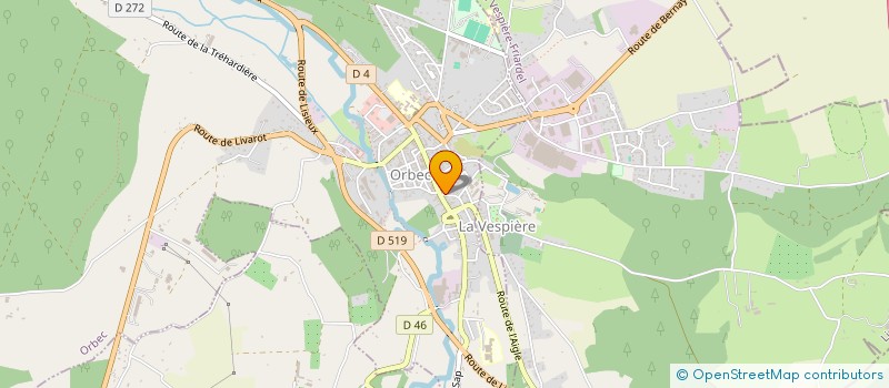 localisation de l'entreprise ULERY SOGEPIM  ORBEC