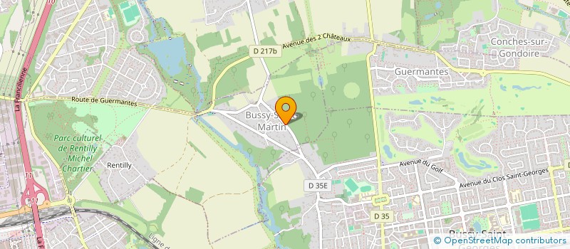 localisation de l'entreprise ULGADOR  BUSSY-SAINT-MARTIN