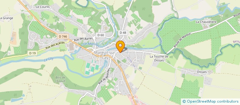 localisation de l'entreprise ULIAN ET FILS  MAREUIL-SUR-LAY-DISSAIS