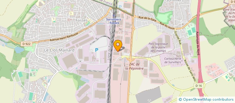 localisation de l'entreprise ULICI ENERGIE à SAINT-WITZ