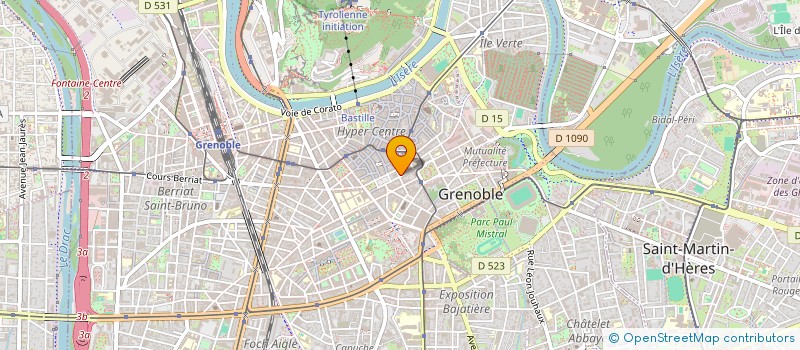 localisation de l'entreprise ULIS à GRENOBLE
