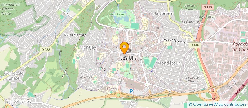 localisation de l'entreprise ULIS AUDITION à LES ULIS