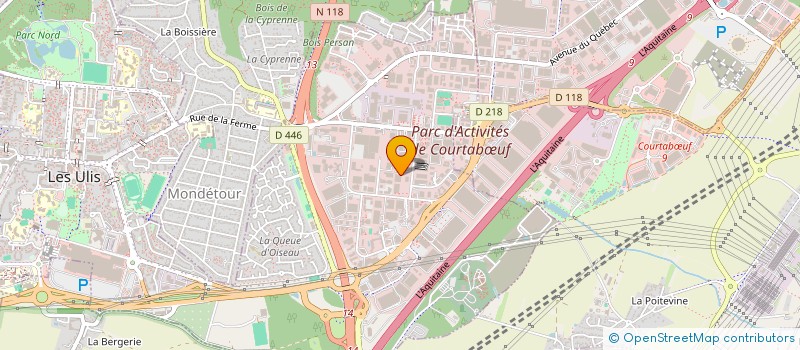 localisation de l'entreprise ULIS FROID à LES ULIS