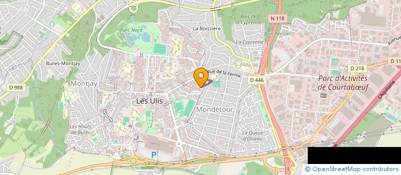 localisation de l'entreprise ULIS FUTSAL à LES ULIS