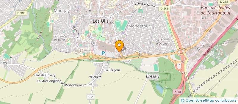 localisation de l'entreprise ULIS KITCHEN SERVICE à LES ULIS