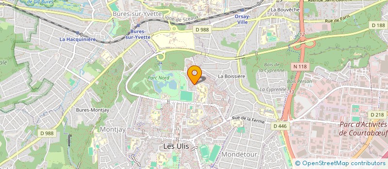 localisation de l'entreprise ULIS MARKET à LES ULIS