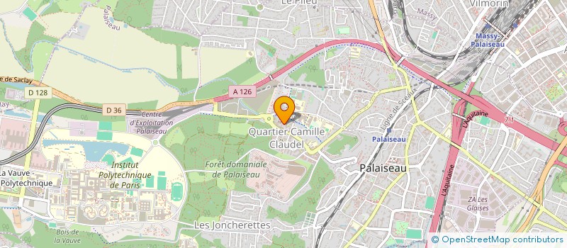 localisation de l'entreprise ULIS SUSHI  PALAISEAU