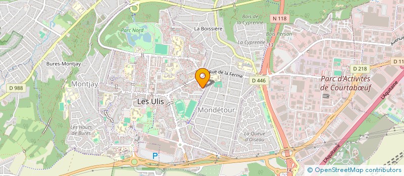 localisation de l'entreprise ULIS TOP TEAM à LES ULIS