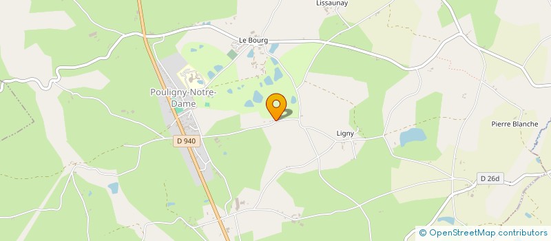localisation de l'entreprise ULISES à POULIGNY-NOTRE-DAME