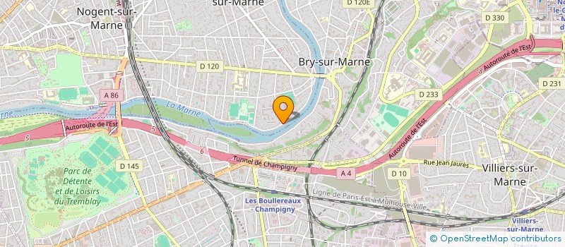 localisation de l'entreprise ULIX à LE PERREUX-SUR-MARNE