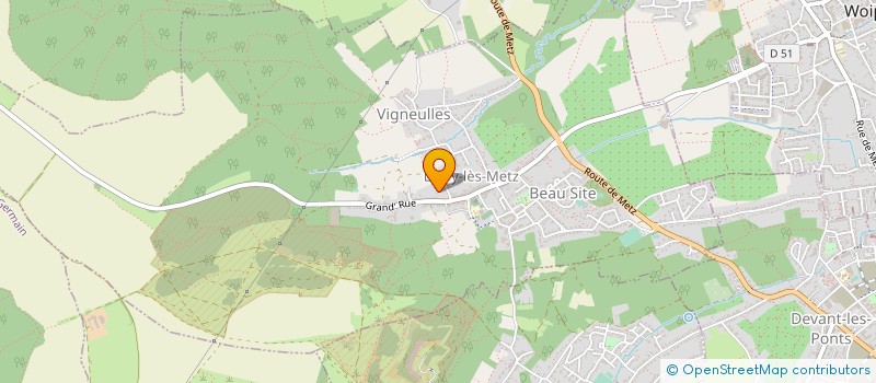 localisation de l'entreprise ULK  LORRY-LES-METZ