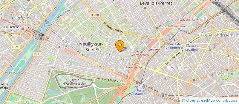 localisation de l'entreprise ULKA à NEUILLY-SUR-SEINE