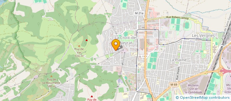 localisation de l'entreprise ULKER FACADE  CLERMONT-FERRAND