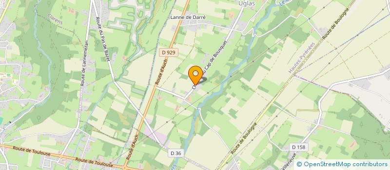 localisation de l'entreprise ULLANIS  UGLAS