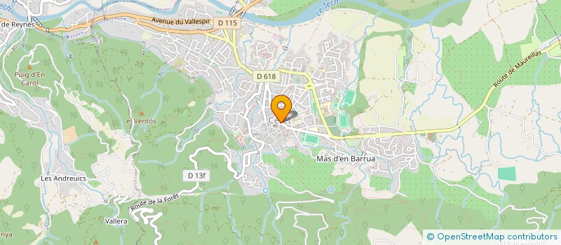 localisation de l'entreprise ULLERES DE ANAIS à CERET