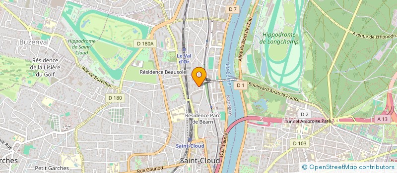 localisation de l'entreprise ULLISSIMA  SAINT-CLOUD