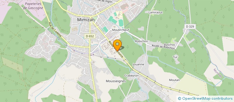 localisation de l'entreprise ULM 164 à MIMIZAN