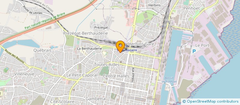 localisation de l'entreprise ULM ALTITUDE 44  SAINT-NAZAIRE