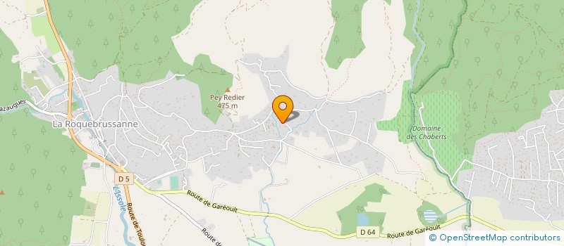 localisation de l'entreprise ULM CLUB SERVICE  LA ROQUEBRUSSANNE