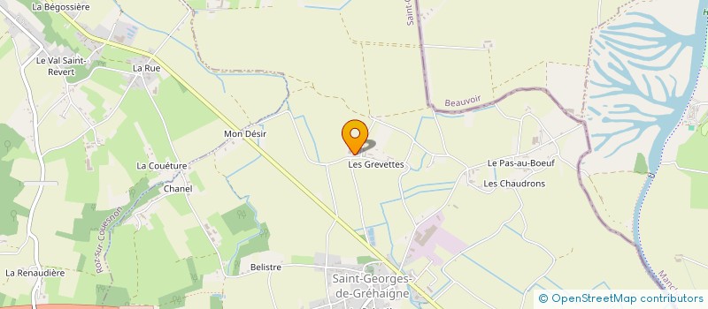 localisation de l'entreprise ULM EXPERIENCES  SAINT-GEORGES-DE-GREHAIGNE