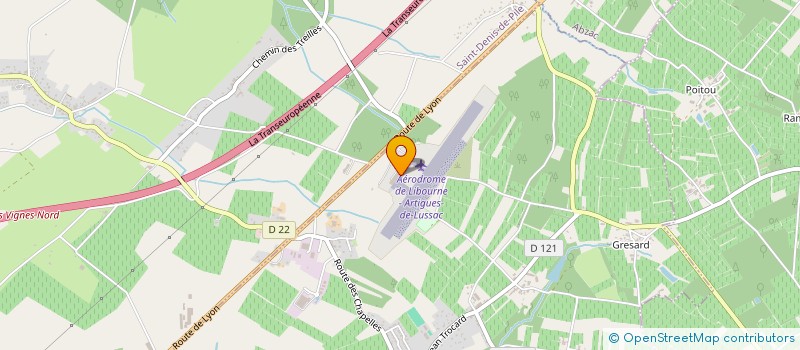 localisation de l'entreprise ULM SENSATIONS  LES ARTIGUES-DE-LUSSAC