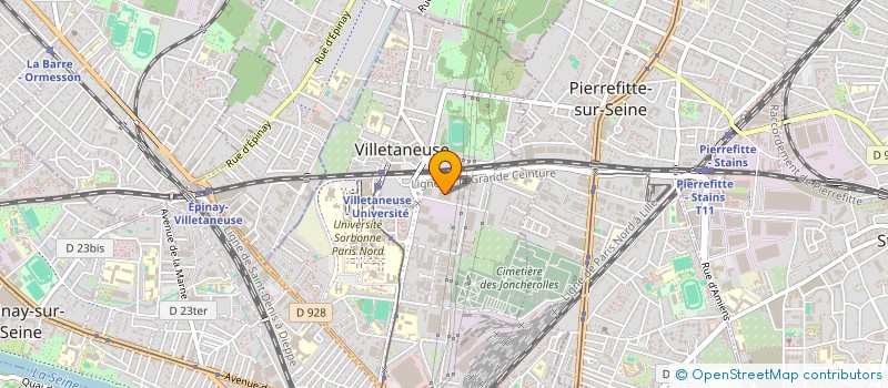 localisation de l'entreprise ULMER AERONAUTIQUE  VILLETANEUSE