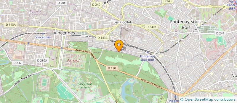localisation de l'entreprise ULMER CONCEPT à FONTENAY-SOUS-BOIS