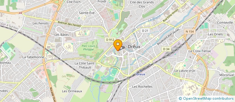 localisation de l'entreprise ULMUS à DREUX