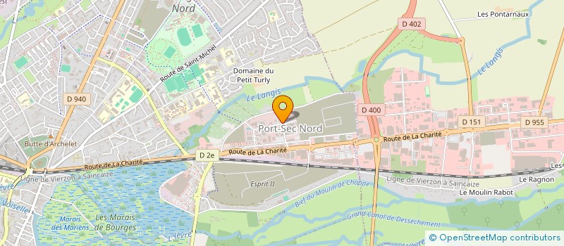 localisation de l'entreprise ULNA  BOURGES