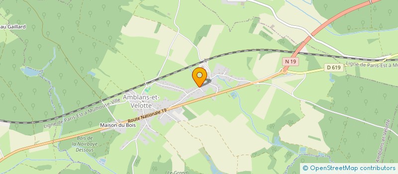 localisation de l'entreprise ULO  AMBLANS-ET-VELOTTE