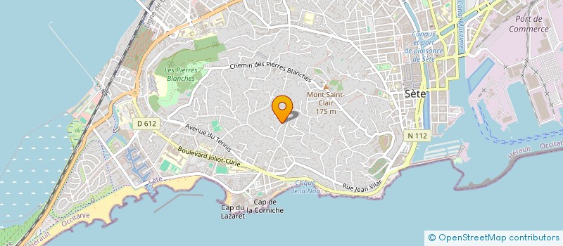 localisation de l'entreprise ULOGIC  SETE