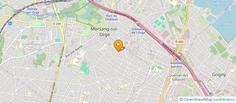 localisation de l'entreprise ULRA à MORSANG-SUR-ORGE