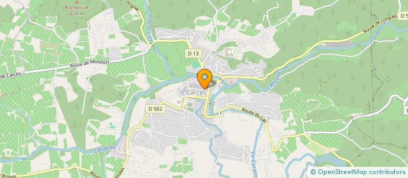 localisation de l'entreprise ULRICH AND CO  CARCES