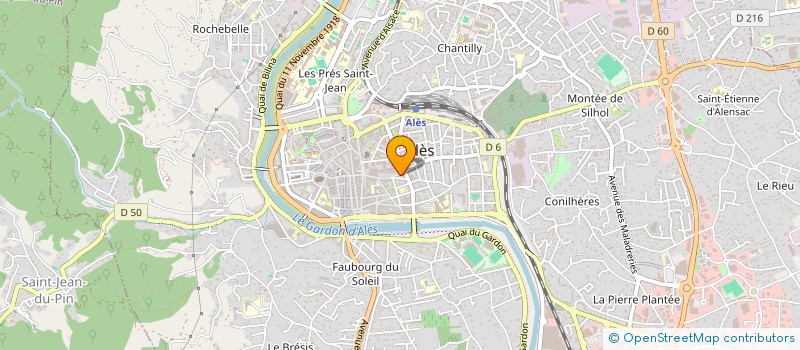 localisation de l'entreprise ULS à ALES