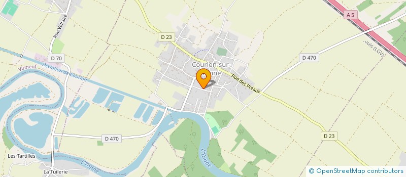 localisation de l'entreprise ULS EMERGENCY VEHICLES  COURLON-SUR-YONNE