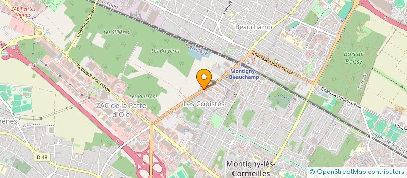 localisation de l'entreprise ULS HOLDING  PIERRELAYE