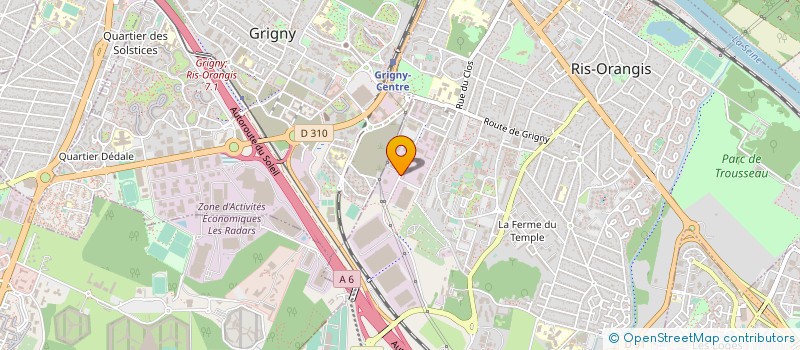 localisation de l'entreprise ULS TRANSPORTS à RIS-ORANGIS