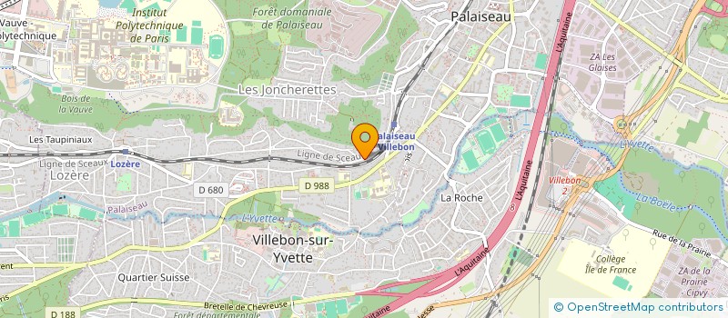 localisation de l'entreprise ULSOPH à PALAISEAU