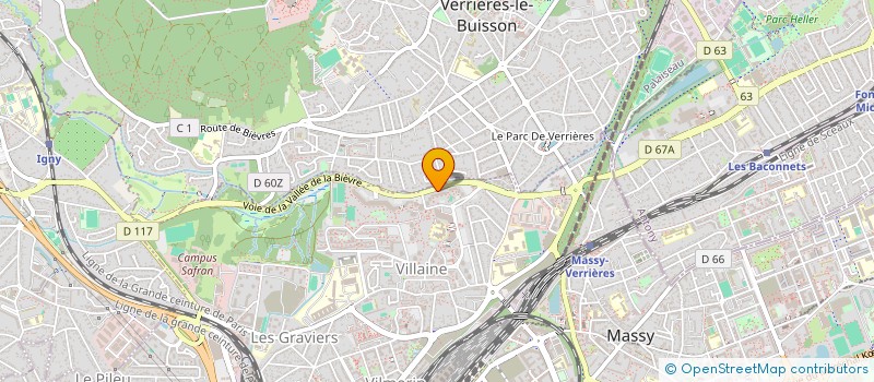 localisation de l'entreprise ULTEAM ATOM' à MASSY