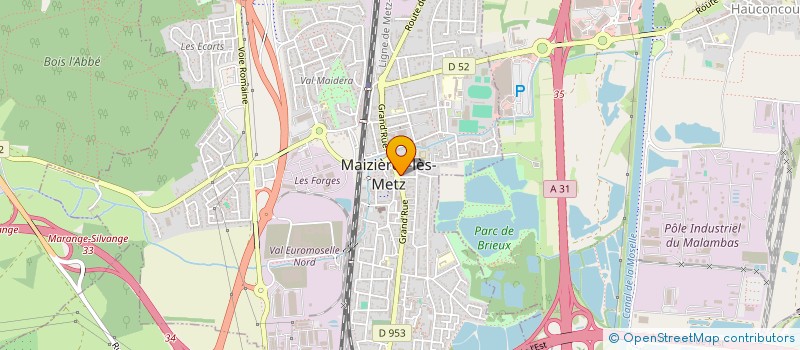 localisation de l'entreprise ULTEAM CARPE 57  MAIZIERES-LES-METZ