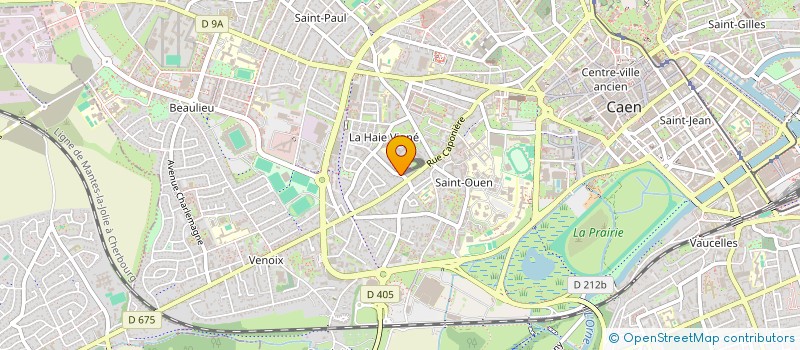 localisation de l'entreprise ULTEO à CAEN