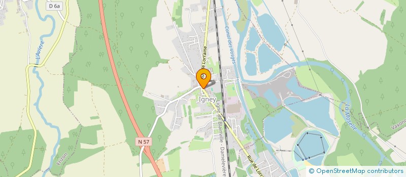 localisation de l'entreprise ULTHIBEN  IGNEY