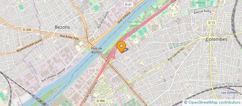 localisation de l'entreprise ULTILAND à COLOMBES
