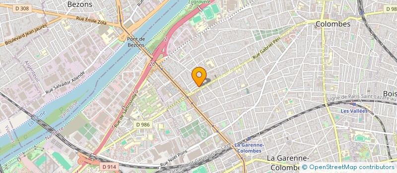 localisation de l'entreprise ULTIM à COLOMBES