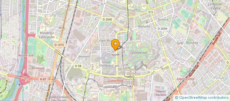 localisation de l'entreprise ULTIM MEDIAS à GRENOBLE