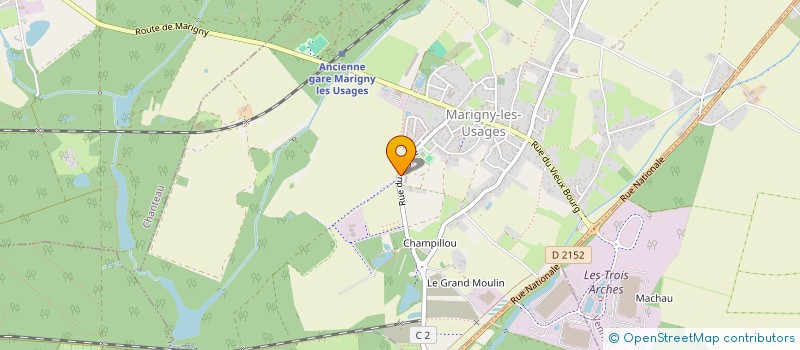 localisation de l'entreprise ULTIMA à MARIGNY-LES-USAGES