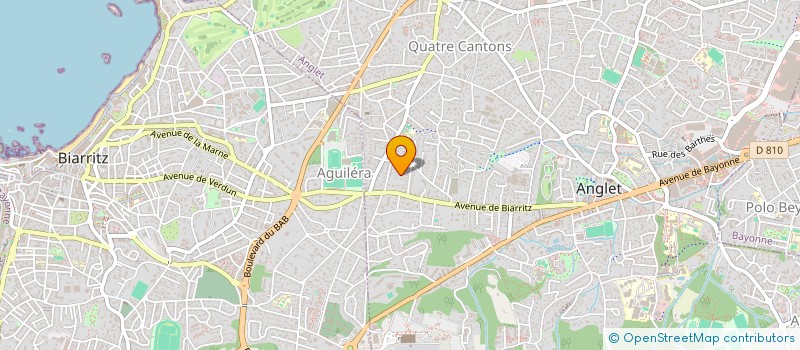 localisation de l'entreprise ULTIMA  ANGLET