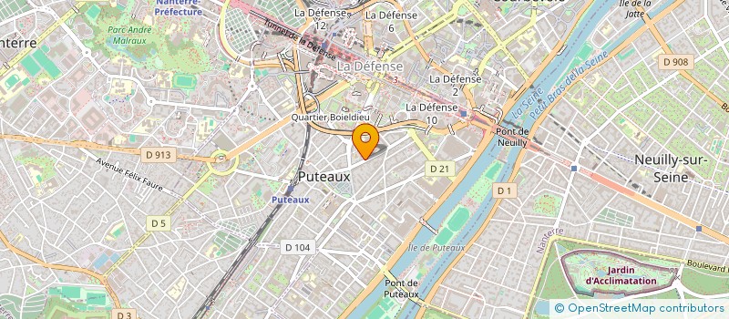 localisation de l'entreprise ULTIMA RATIO à PUTEAUX