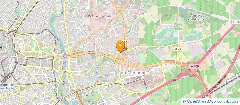 localisation de l'entreprise ULTIMA VISIO à MONTPELLIER